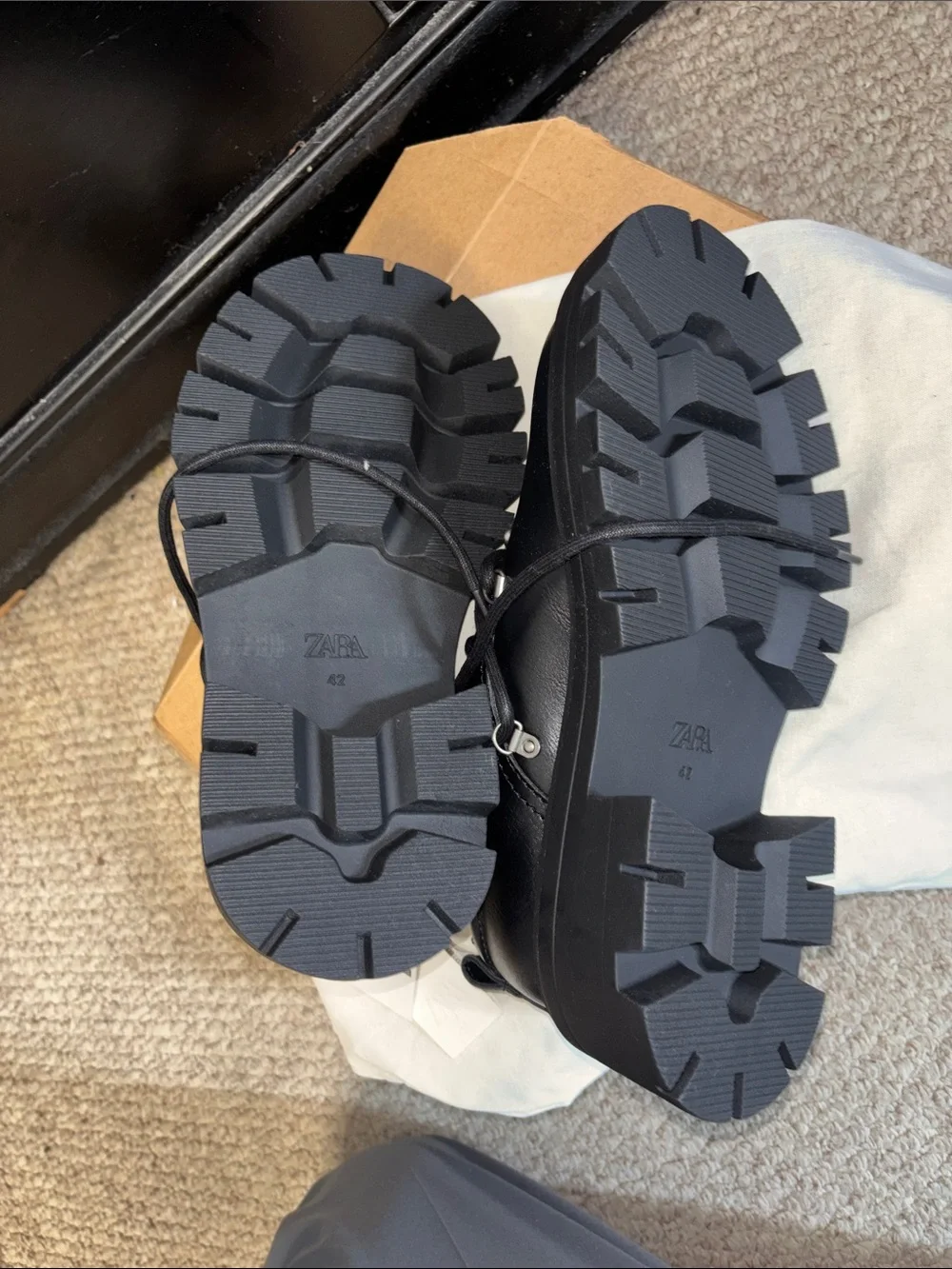 Zara multi lace chucky shoes